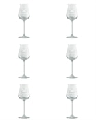 Spirit drinkglas på stilk - A H Riise Logo 6 stk. i pakken